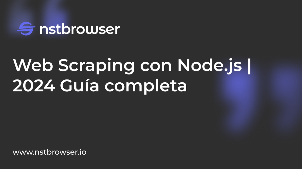Web Scraping con Node.js