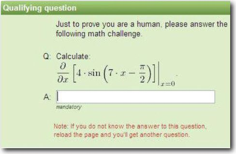 Math challenges