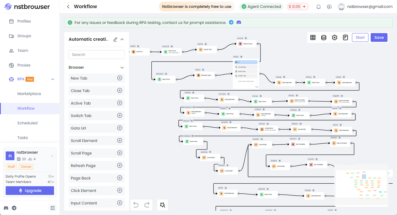 Workflows of Nstbroeser