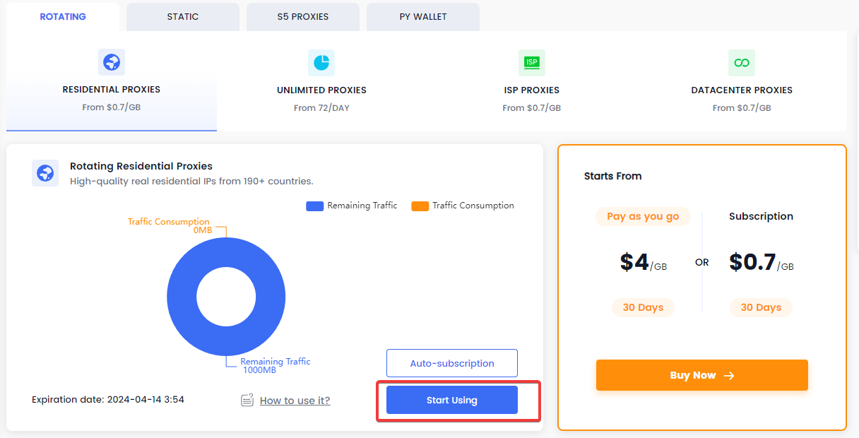 Acquisition of Proxy Credentials