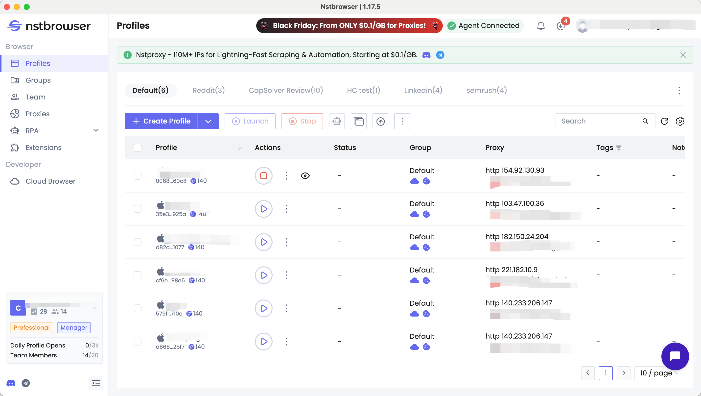 Profile Isolation for Secure Account Management