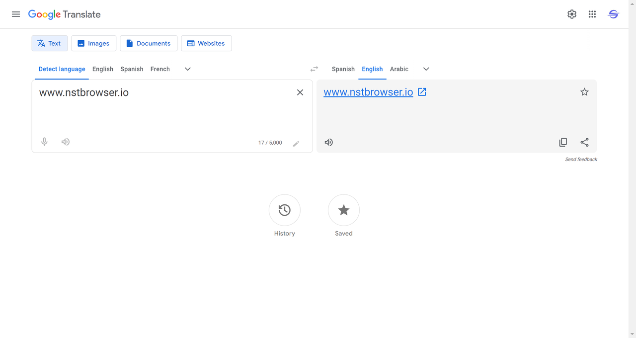 Plug the URL into Google Translate