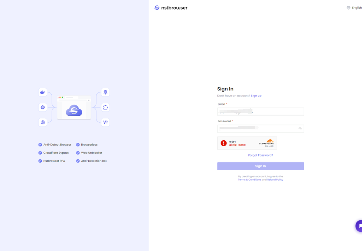 Cloudflare failed to load