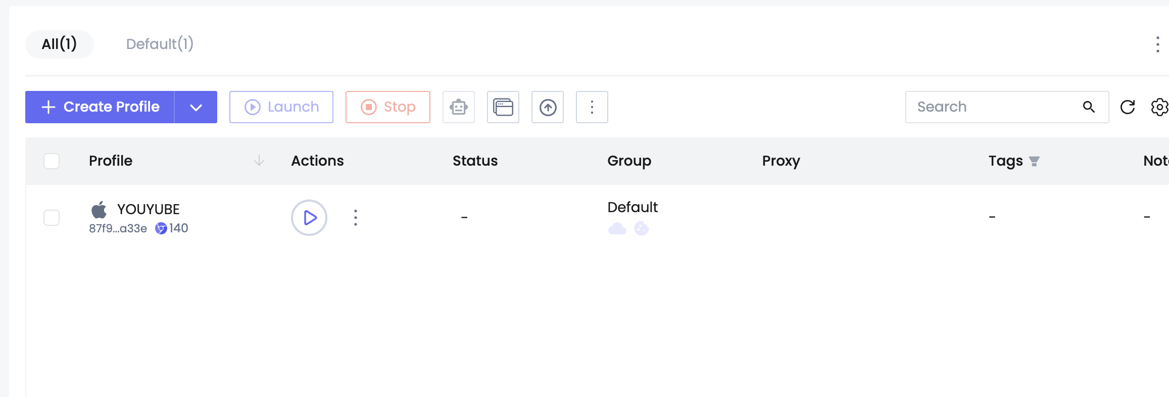 Browse Using the Nstbrowser Profile